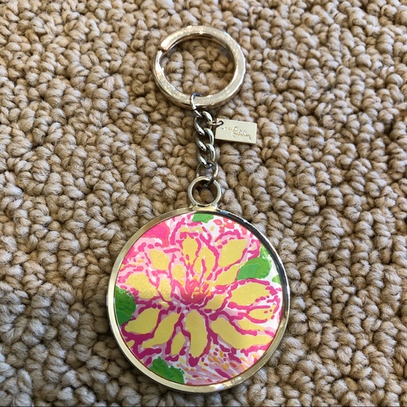 Lilly Pulitzer Accessories Lilly Pulitzer Logo Key Ring Poshmark